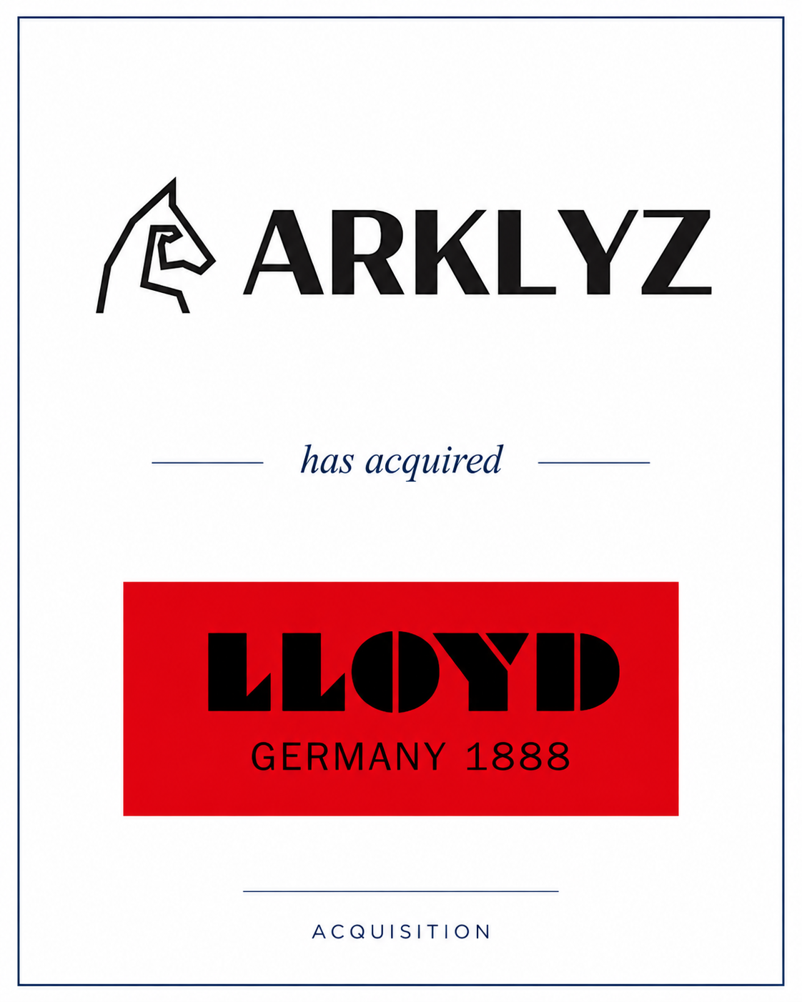 Arklyz Group AG erwirbt LLOYD