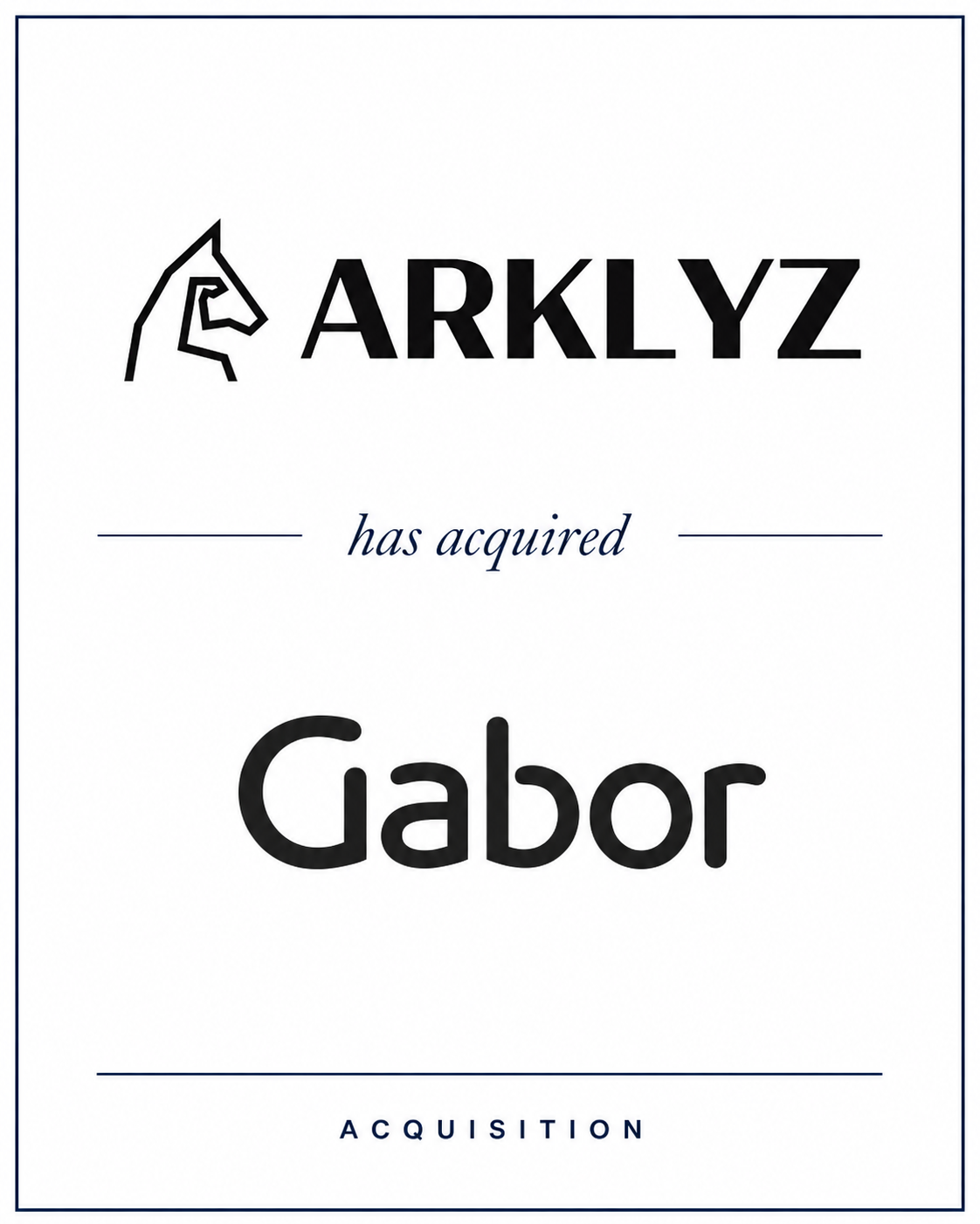 Arklyz Group AG erwirbt Gabor Shoes GmbH