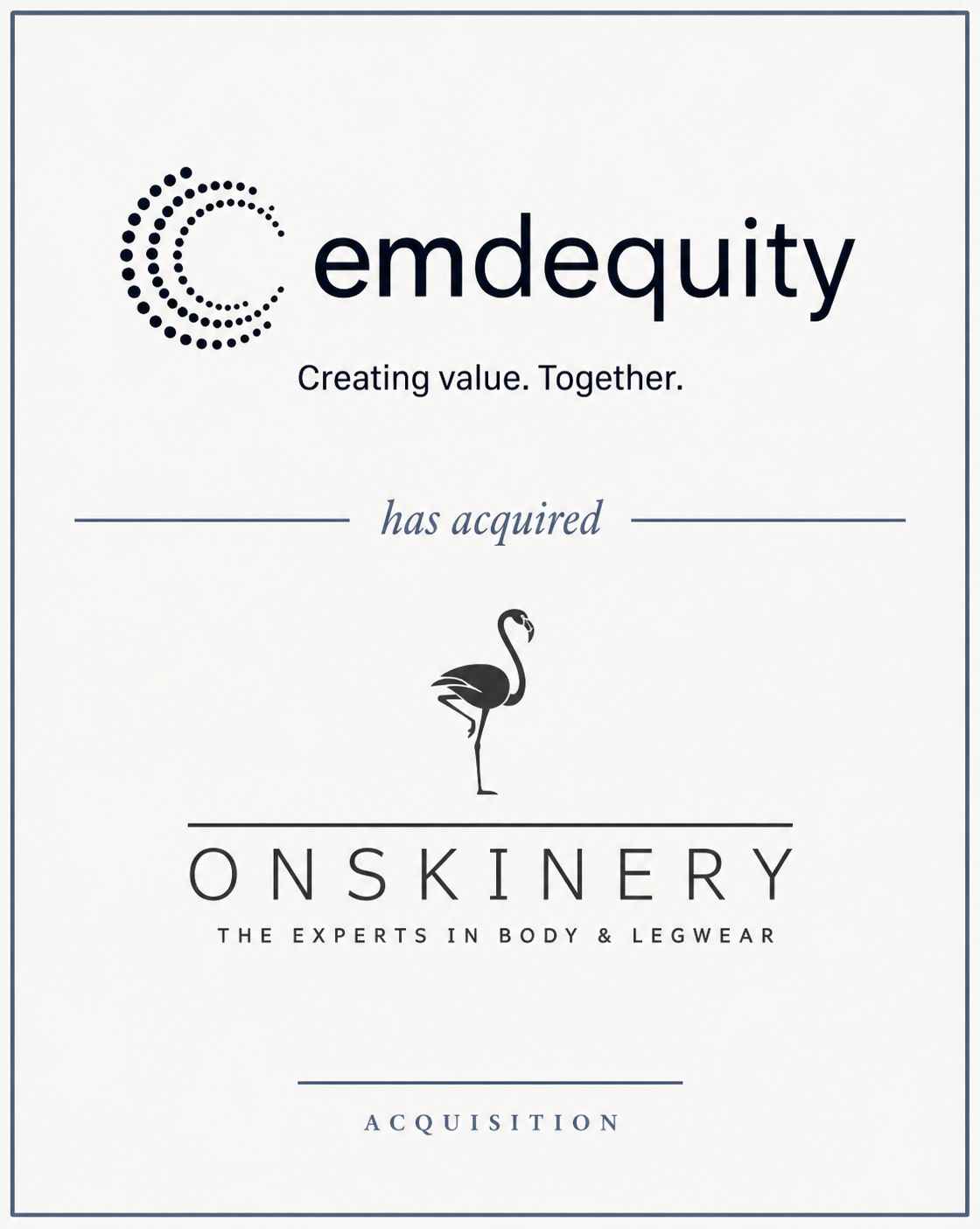 ONSKINERY wird Teil des emdequity Portfolios